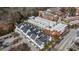 An aerial view of a luxurious neighborhood with townhomes and condos at 229 Dovecrest Nw Dr, Atlanta, GA 30305