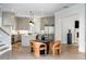 Well-lit kitchen with modern appliances, pendant lighting, and a central island at 229 Dovecrest Nw Dr, Atlanta, GA 30305