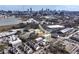 Scenic aerial view of homes with a city skyline backdrop at 1311 English Nw St, Atlanta, GA 30318