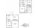 Detailed floor plan showcasing the layout of the first and second floors at 204 Oak View Ln, Dallas, GA 30157