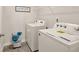 Well-equipped laundry room with modern appliances and ample space and signage at 204 Oak View Ln, Dallas, GA 30157