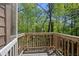 Wooden deck offering a view of the surrounding woods at 2235 Six Branches Dr, Roswell, GA 30076