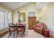 Charming breakfast nook with lots of natural light and a view of the vaulted ceilings at 4084 Columns Dr, Marietta, GA 30067