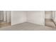 Bedroom featuring plush carpeting with views of the rest of the house at 8601 Secretariat Dr, Lithonia, GA 30058