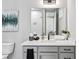 Modern bathroom featuring a sleek vanity, stylish mirror, and contemporary decor at 2150 Tidwell Ln # 5, Atlanta, GA 30318