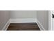 This roomy closet features dark laminate flooring and white trim at 2150 Tidwell Ln # 5, Atlanta, GA 30318