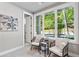 Cozy sitting room featuring two chairs, a side table, and a large window with natural light at 2150 Tidwell Ln # 5, Atlanta, GA 30318