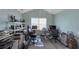Functional home office with a window and plenty of storage space at 2555 Flat Shoals Rd # 1705, Atlanta, GA 30349
