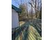 Back deck, with a view of the wooded yard at 3412 Sherrod Sw Dr, Marietta, GA 30060