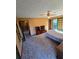 Bedroom with a ceiling fan and access to the deck at 3412 Sherrod Sw Dr, Marietta, GA 30060
