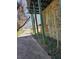 Underneath the elevated porch showing support pillars at 3412 Sherrod Sw Dr, Marietta, GA 30060