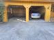 Two-car garage with an overhead light, space for storage, and a car at 3412 Sherrod Sw Dr, Marietta, GA 30060