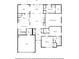 Detailed floor plan showcasing the layout of the main level at 2506 Creek Station Dr, Buford, GA 30519