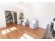 Cozy living room featuring hardwood floors, neutral paint, and comfortable seating at 1030 Laurel Valley Sw Dr, Marietta, GA 30064