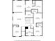 Upstairs floorplan featuring several bedrooms, baths, walk-in closets, laundry and sitting room at 442 Payne Rd, Woodstock, GA 30188