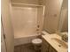 Standard bathroom with a shower and tub at 61 Denton Ct, Acworth, GA 30101