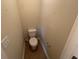 Toilet room with standard fixtures and tile floors at 61 Denton Ct, Acworth, GA 30101