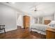 Cozy bedroom with natural light, and hardwood floors at 1005 W Kingston Dr, Atlanta, GA 30342