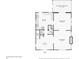 Main floorplan showing layout of kitchen, dining room, living room, foyer and entry at 1241 Briarcliff Rd, Atlanta, GA 30306