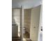 Easy access walk-in pantry with lots of shelving, adjacent to the laundry area at 1376 Keys Lake Ne Dr, Brookhaven, GA 30319