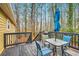 View of a deck featuring outdoor seating and a barbecue area at 8640 Embrey Dr, Jonesboro, GA 30236