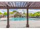A community pool offers a refreshing retreat with seating and a covered picnic area for relaxing poolside at 2837 Captain Ct, Dacula, GA 30019