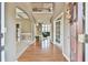 Bright foyer showcasing hardwood floors and open floor plan leading into the living spaces at 2837 Captain Ct, Dacula, GA 30019
