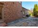 Spacious backyard stone patio, perfect for outdoor entertaining at 1399 Legrand Cir, Lawrenceville, GA 30043