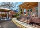 Welcoming brick facade with covered porch and landscaped walkway at 1399 Legrand Cir, Lawrenceville, GA 30043