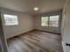 Bedroom with hardwood floors and light bright interior at 3576 Pinehill Cir, Acworth, GA 30101