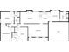 Detailed floor plan showcasing the layout of bedrooms, bathrooms, living areas, kitchen, and garage at 2622 Abington Dr, Snellville, GA 30078