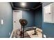 Home gym with weightlifting equipment, rubber mats, and neutral paint, perfect for a complete workout at 1537 Harts Mill Ne Rd, Brookhaven, GA 30319
