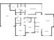Detailed floor plan showcasing the layout of the home, including bedrooms, bathrooms, and living spaces at 2976 Rambler Dr, Loganville, GA 30052