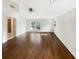 Spacious living room featuring hardwood floors and lots of light at 7040 Northgreen Dr, Atlanta, GA 30328