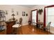Stylish bar area with custom shelving and decorative wine-themed art at 2875 Ivy Brook Ln, Buford, GA 30519