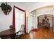 Elegant dining room featuring hardwood floors, stylish decor, and plenty of natural light at 2875 Ivy Brook Ln, Buford, GA 30519