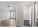 Bedroom with hardwood floors, shuttered windows, and modern design at 5300 Brooke Ridge Dr, Dunwoody, GA 30338