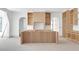 Kitchen featuring custom, unfinished wood cabinets and island at 2369 Drew Valley Ne Rd, Atlanta, GA 30319