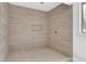 Modern shower featuring sleek tiles and a built-in niche, offering both style and convenience at 2369 Drew Valley Ne Rd, Atlanta, GA 30319
