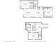 A detailed set of floor plans showing the layout of both floors of the home at 2414 Clock Face Ct, Lawrenceville, GA 30043