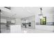 Spacious kitchen with white cabinets, a large center island, and stainless steel appliances at 4238 Hamilton Mill Rd, Buford, GA 30519