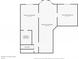 Floorplan of unfinished basement including space sizes at 625 Jefferson Pl, Cumming, GA 30040
