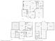 Full property layout including first floor, second floor, and basement at 625 Jefferson Pl, Cumming, GA 30040