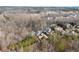 High angle view of suburban homes surrounded by an abundance of wooded area at 1355 Cashiers Way, Roswell, GA 30075