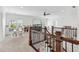 Upstairs bonus room with a ceiling fan, play area, and built-in storage at 1355 Cashiers Way, Roswell, GA 30075