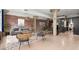 Spacious open concept living area with exposed brick, modern design elements and comfortable seating at 434 Marietta Nw St # 301, Atlanta, GA 30313