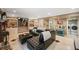 Living room with a view into the laundry room, showing the open floor plan at 4365 Huntington Cir, Atlanta, GA 30338