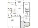 First floor floor plan highlighting the kitchen, living, study, garage, covered porch, and bedroom 4 at 4830 Briscoe Dr, Cumming, GA 30028