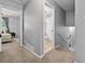 Hallway leading to a bedroom and bathroom at 4883 Rock Haven Dr, Lilburn, GA 30047
