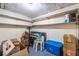 Unfinished storage room with shelving at 3220 Toney Dr, Decatur, GA 30032